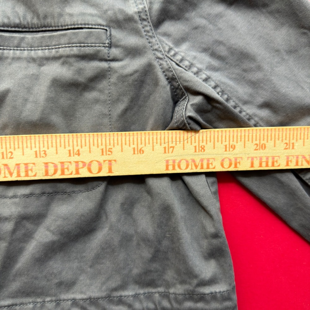 LL Bean Womens Utility Field Jacket Charcoal Gray Canvas Barn Coat Size M Reg - Picture 4 of 5